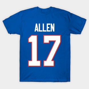 Josh Allen Jersey Shirt Buffalo Bills T-Shirt